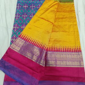 Pochampally Ikat Kanchi Ganga Jamuna Border Sarees