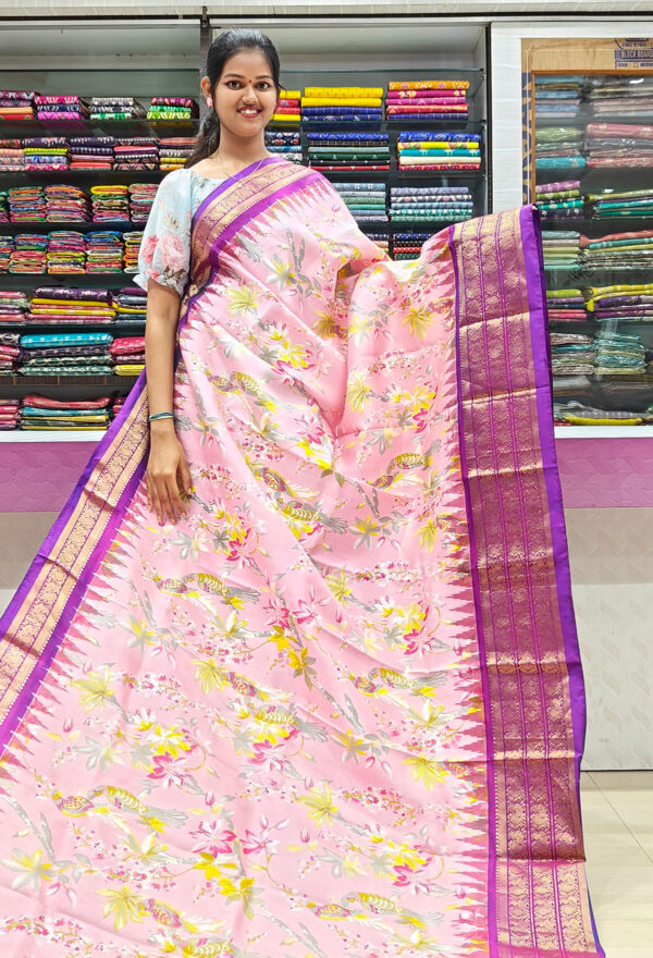 Pochampally Double Ikkat Pattu Sarees