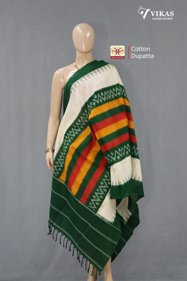 Pochampally Dupatta Cotton
