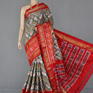 Pochampally Special Pet Border Saree