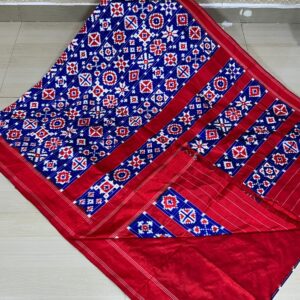 Double Ikat Telia Rumal Saree
