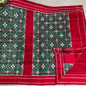 Double Ikat Telia Rumal Saree