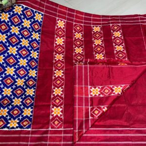 Double Ikat Telia Rumal Saree