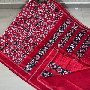 Double Ikat Telia Rumal Saree