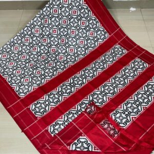 Double Ikat Telia Rumal Saree