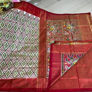 Full tissu special ikat sarees