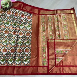 Full tissu special ikat sarees