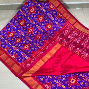 Exclusive Pochampally Ikkat Navaratna Pattu Saree