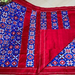 Exclusive Pochampally Double Ikkat Pattu Saree | Special Teliarumal Design