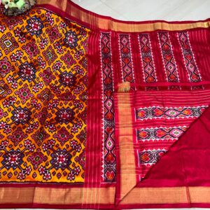 Exclusive Pochampally Ikkat Navaratna Pattu Saree