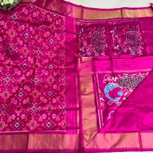 Exclusive Pochampally Ikkat Navaratna Pattu Saree