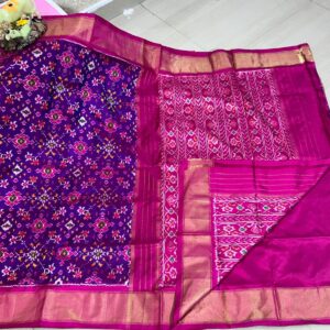 Exclusive Pochampally Ikkat Pattu Saree
