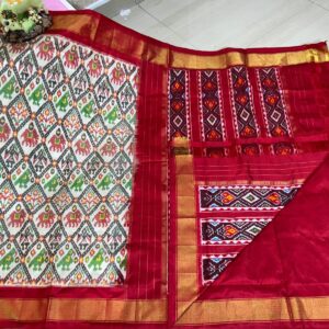 Exclusive Pochampally Ikkat Pattu Saree