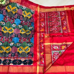 Exclusive Pochampally Ikkat Pattu Saree