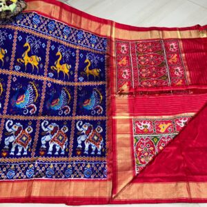 Exclusive Pochampally Ikkat Pattu Saree