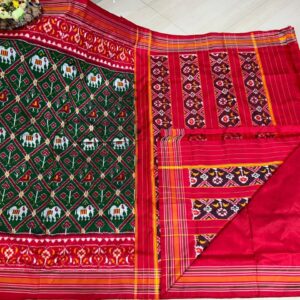 Exclusive Pochampally Ikkat Navaratna Pattu Saree