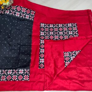 Exclusive Pochampally Double Ikkat Pattu Saree | Special Teliarumal Design