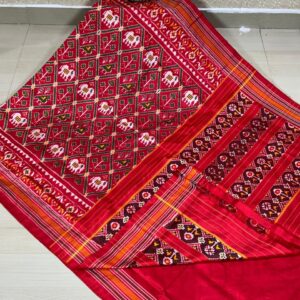 Exclusive Pochampally Ikkat Navaratna Pattu Saree