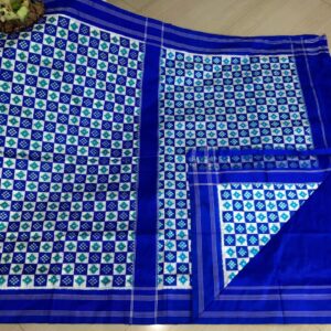 Exclusive Pochampally Double Ikkat Pattu Saree | Special Teliarumal Design