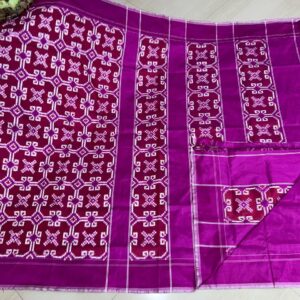Exclusive Pochampally Double Ikkat Pattu Saree | Special Teliarumal Design